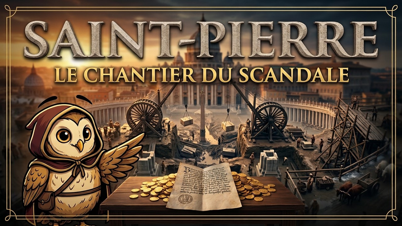 Miniature de l’épisode consacré aux indulgences et au chantier de Saint-Pierre